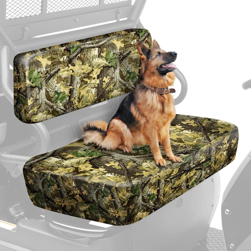 BORDAN UTV Waterproof Seat Cover for Kawasaki Mule 600 610 2005-2016 Mule SX 2017-2023, Heavy Duty 1680D Full Protection Camo Seat Cover for UTV Outdoor(2 PCS) - Image 2